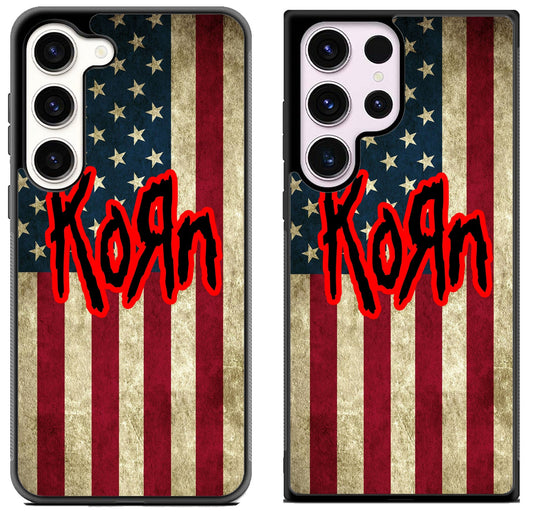 Korn Logo Flag Samsung Galaxy S23 | S23+ | S23 Ultra Case