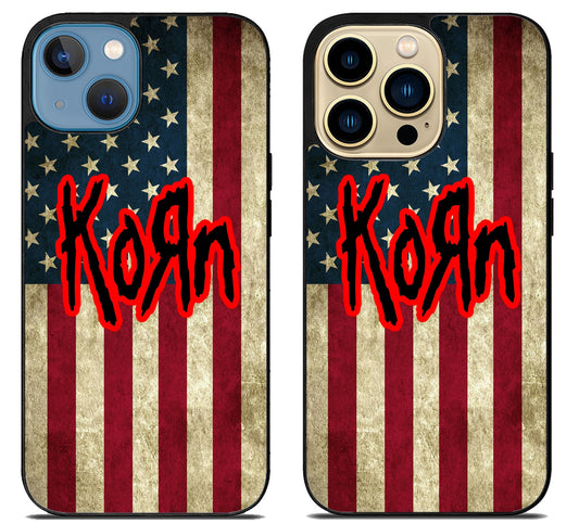 Korn Logo Flag iPhone 14 | 14 Plus | 14 Pro | 14 Pro Max Case