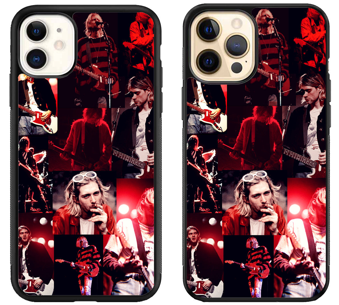 Kurt Cobain Collage iPhone 12 | 12 Mini | 12 Pro | 12 Pro Max Case