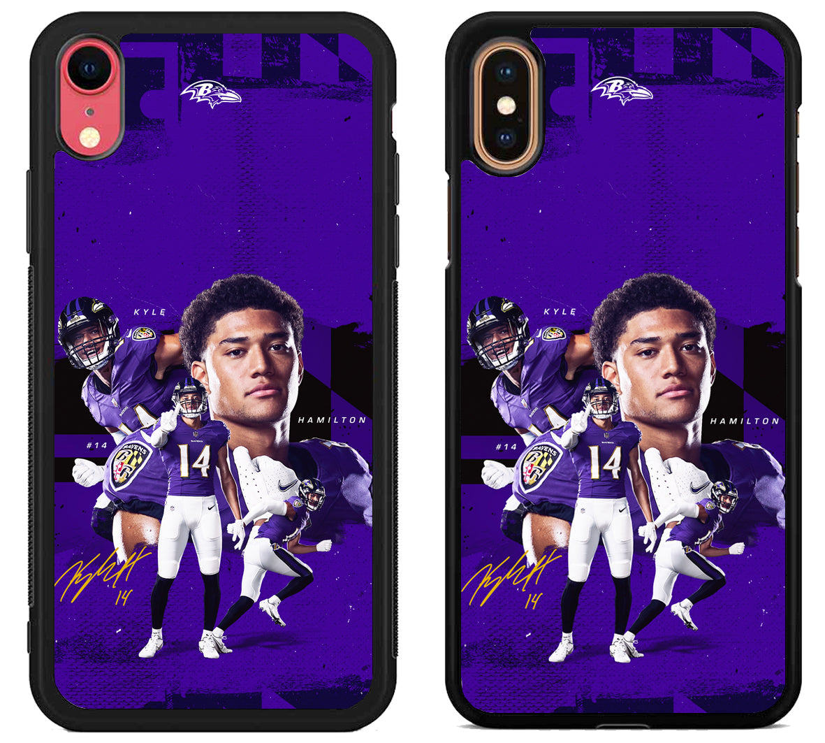 Kyle Hamilton Baltimore Ravens iPhone X | Xs | Xr | Xs Max Case