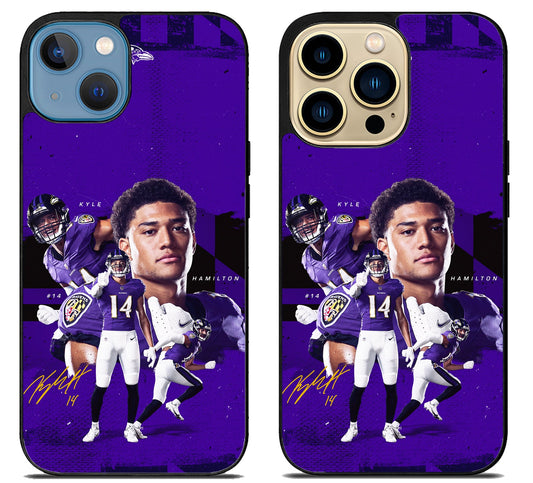 Kyle Hamilton Baltimore Ravens iPhone 14 | 14 Plus | 14 Pro | 14 Pro Max Case