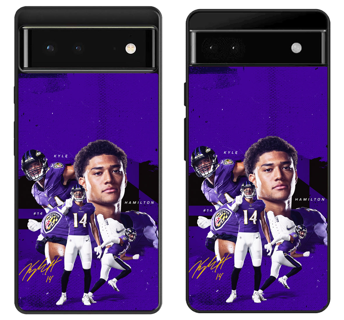 Kyle Hamilton Baltimore Ravens Google Pixel 6 | 6A | 6 Pro Case
