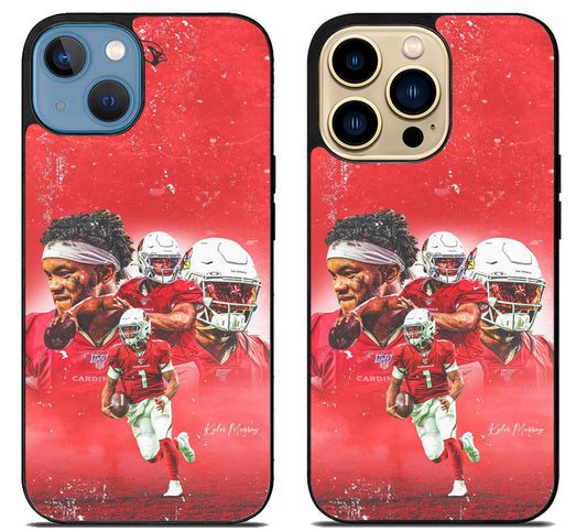 Kyler Murray Arizona Cardinals Artwork iPhone 14 | 14 Plus | 14 Pro | 14 Pro Max Case