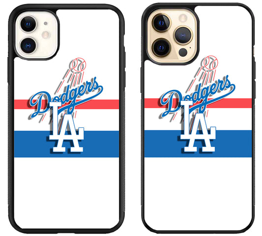 LA Dodgers Logo iPhone 12 | 12 Mini | 12 Pro | 12 Pro Max Case