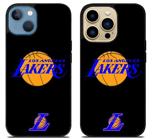LA Lakers Black iPhone 14 | 14 Plus | 14 Pro | 14 Pro Max Case
