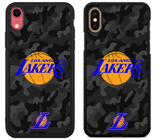 LA Lakers Black Camo iPhone X | Xs | Xr | Xs Max Case