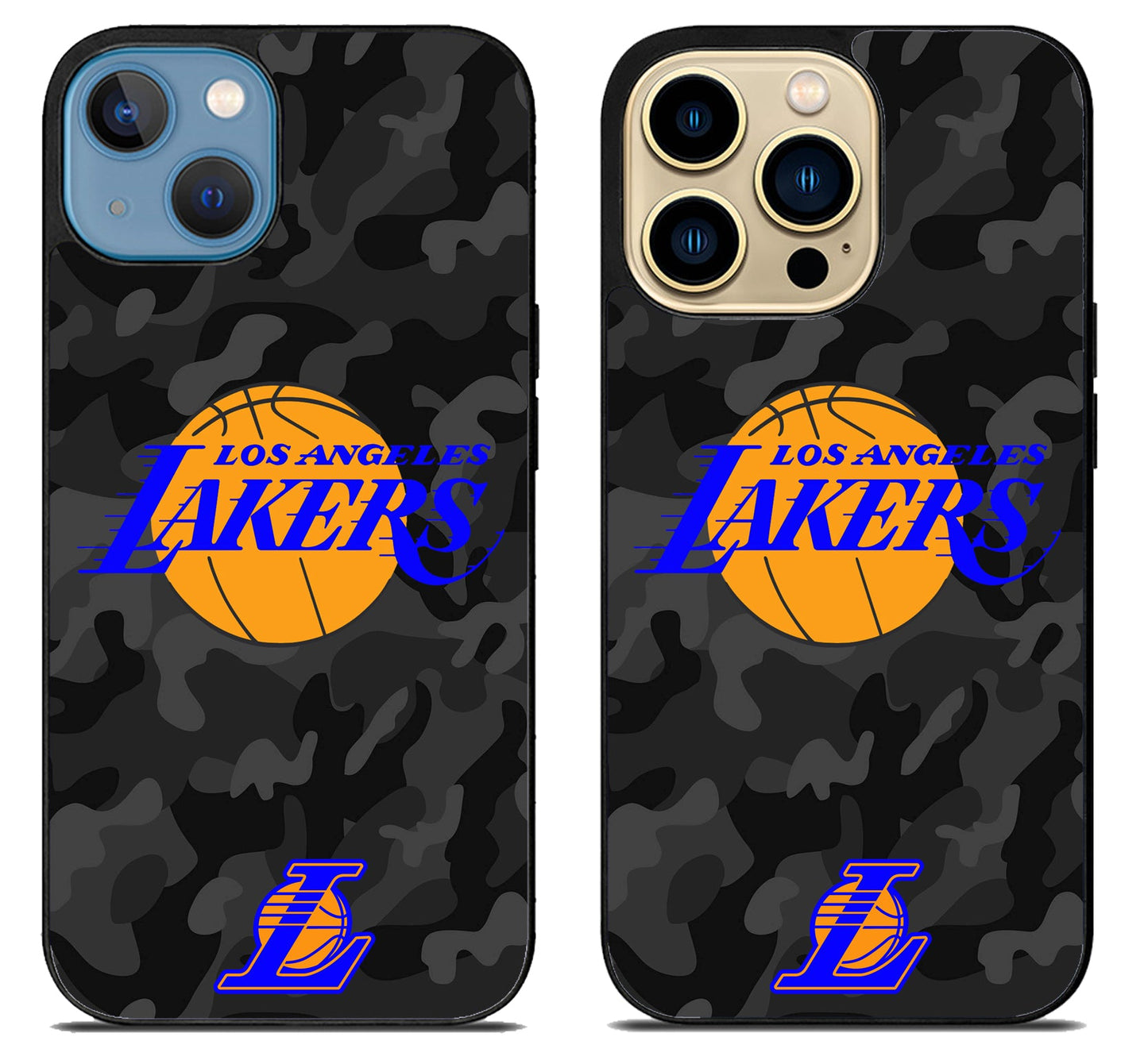 LA Lakers Black Camo iPhone 14 | 14 Plus | 14 Pro | 14 Pro Max Case