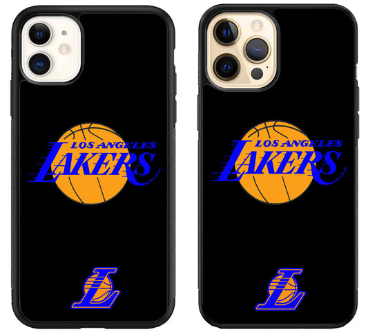 LA Lakers Black iPhone 12 | 12 Mini | 12 Pro | 12 Pro Max Case