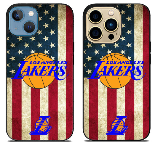 LA Lakers Flag iPhone 14 | 14 Plus | 14 Pro | 14 Pro Max Case