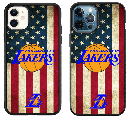 LA Lakers US Flag iPhone 11 | 11 Pro | 11 Pro Max Case