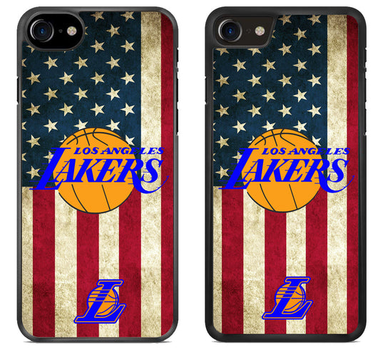 LA Lakers US Flag iPhone SE 2020 | iPhone SE 2022 Case