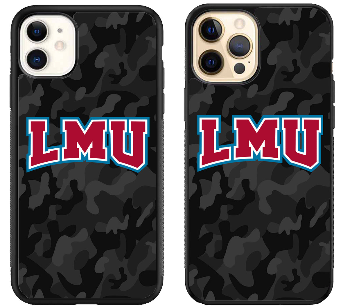 LMU Loyola Marymount University Lions Camo iPhone 12 | 12 Mini | 12 Pro | 12 Pro Max Case