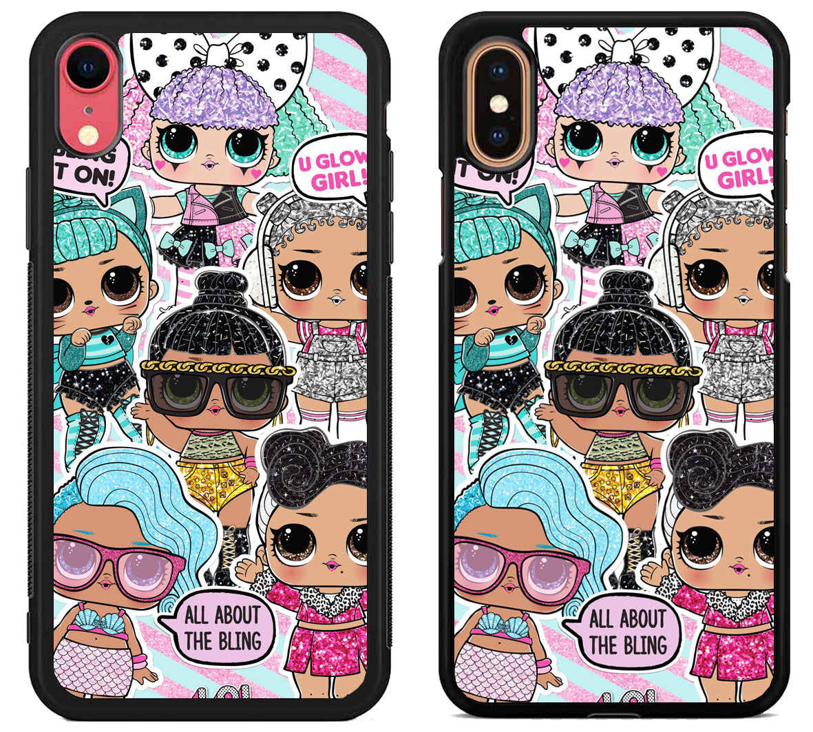 LOL Surprise Glow Girls iPhone X | Xs | Xr | Xs Max Case