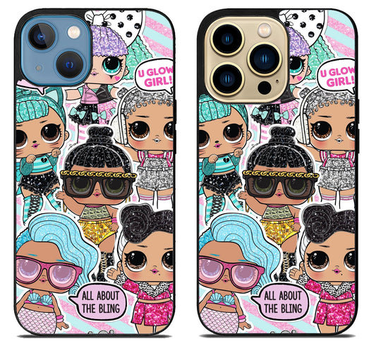 LOL Surprise Glow Girls iPhone 14 | 14 Plus | 14 Pro | 14 Pro Max Case