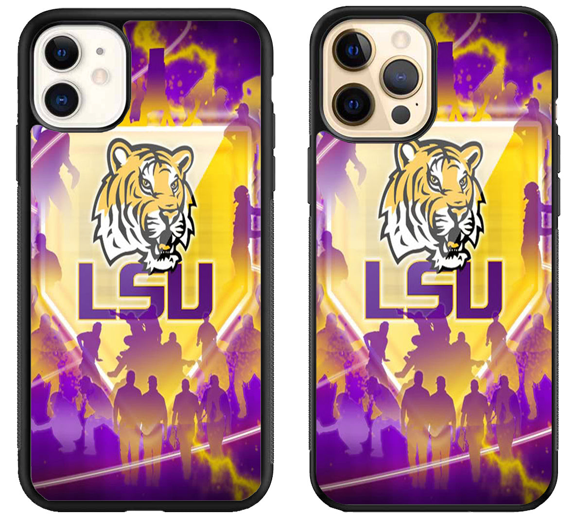 LSU Tigers Background Team iPhone 12 | 12 Mini | 12 Pro | 12 Pro Max Case