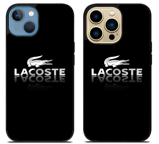 Lacoste Black iPhone 14 | 14 Plus | 14 Pro | 14 Pro Max Case