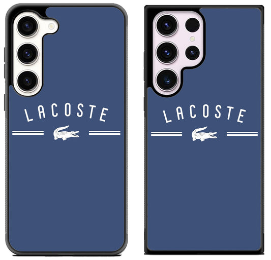 Lacoste Logo Blue Samsung Galaxy S23 | S23+ | S23 Ultra Case