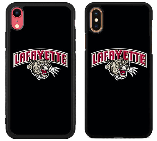 Lafayette Leopards Black iPhone X | Xs | Xr | Xs Max Case