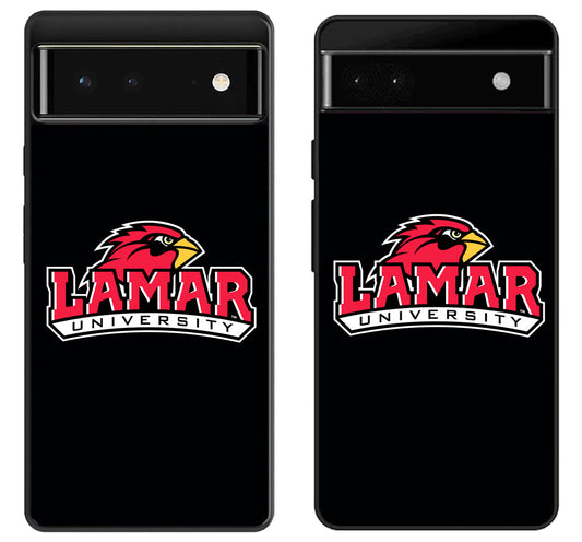 Lamar Cardinals University Black Google Pixel 6 | 6A | 6 Pro Case
