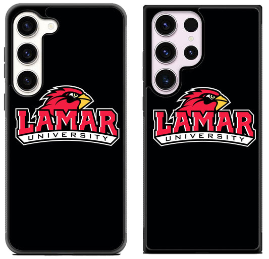 Lamar Cardinals University Black Samsung Galaxy S23 | S23+ | S23 Ultra Case