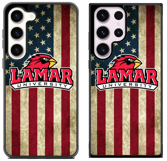 Lamar Cardinals University Flag Samsung Galaxy S23 | S23+ | S23 Ultra Case