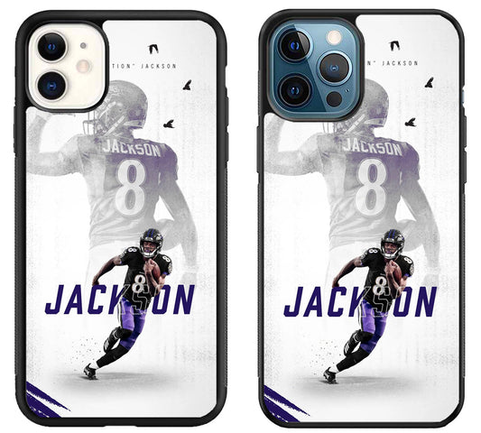 Lamar Jackson Baltimore Ravens Action iPhone 11 | 11 Pro | 11 Pro Max Case