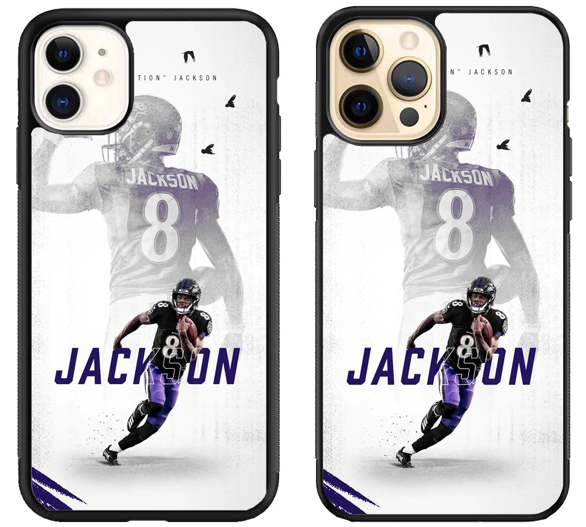 Lamar Jackson Baltimore Ravens iPhone 12 | 12 Mini | 12 Pro | 12 Pro Max Case