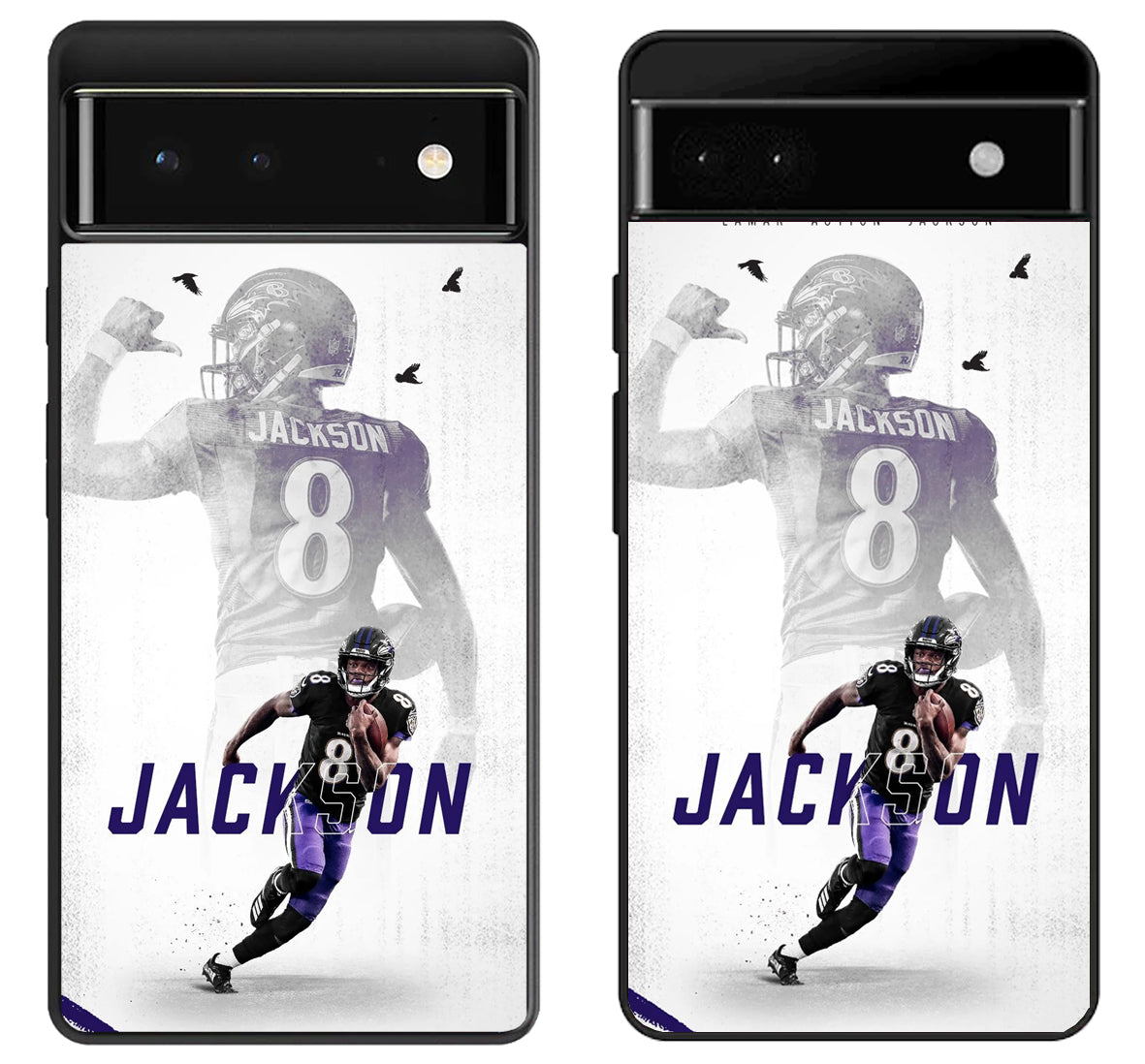 Lamar Jackson Baltimore Ravens Action Google Pixel 6 | 6A | 6 Pro Case