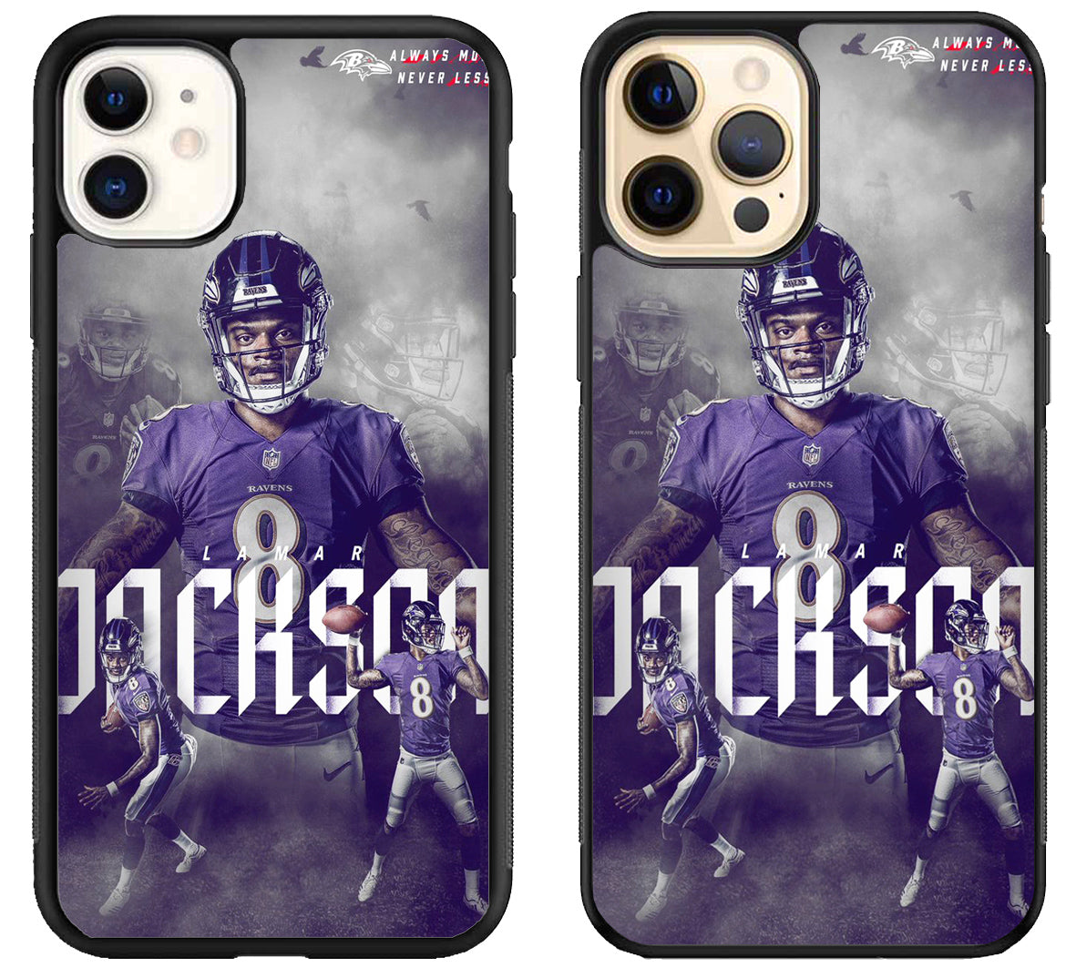 Lamar Jackson Baltimore Ravens Stylish iPhone 12 | 12 Mini | 12 Pro | 12 Pro Max Case