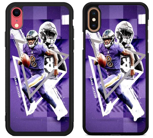 Lamar Jackson NFL Baltimore Ravens iPhone X | Xs | Xr | Xs Max Case