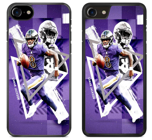 Lamar Jackson NFL Baltimore Ravens iPhone SE 2020 | iPhone SE 2022 Case