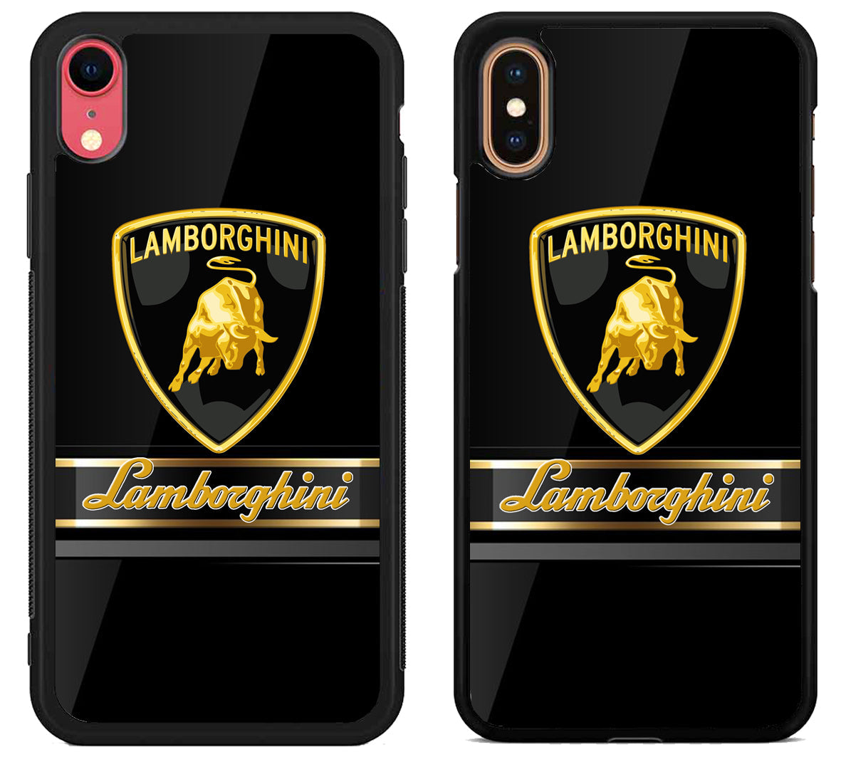 Lamborghini Black Metallic iPhone X | Xs | Xr | Xs Max Case