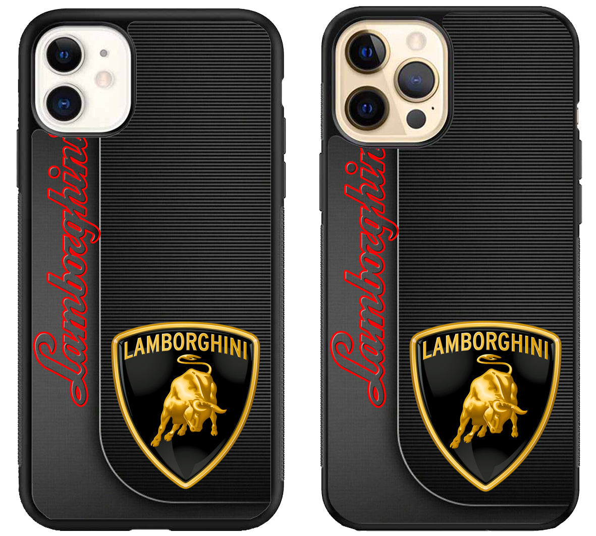 Lamborghini Black Red iPhone 12 | 12 Mini | 12 Pro | 12 Pro Max Case