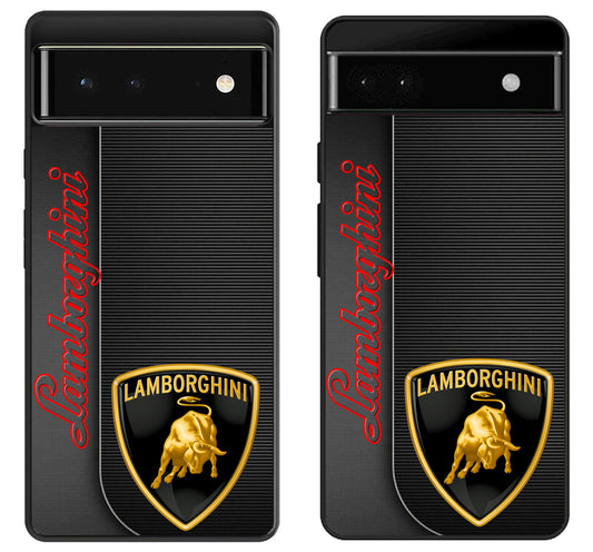 Lamborghini Black Red Google Pixel 6 | 6A | 6 Pro Case
