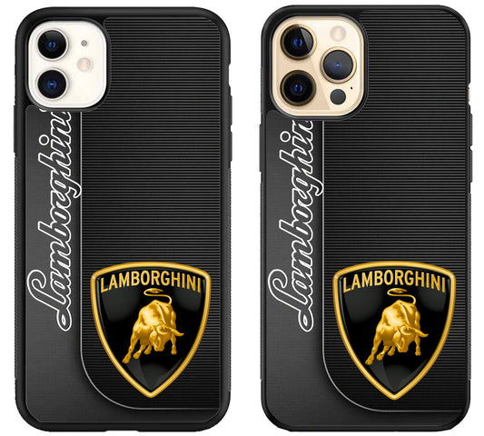 Lamborghini Black iPhone 12 | 12 Mini | 12 Pro | 12 Pro Max Case