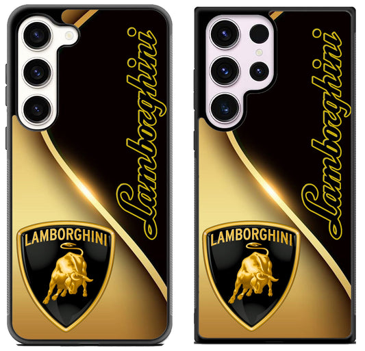 Lamborghini Logo Gold Samsung Galaxy S23 | S23+ | S23 Ultra Case