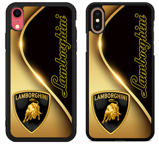 Lamborghini Gold Metallic iPhone X | Xs | Xr | Xs Max Case