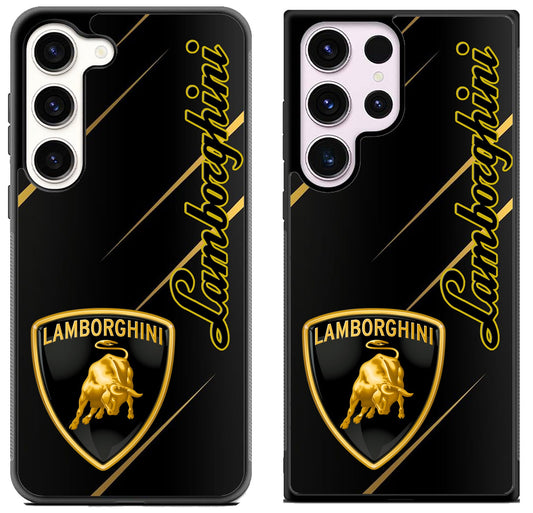 Lamborghini Black Metallic Samsung Galaxy S23 | S23+ | S23 Ultra Case