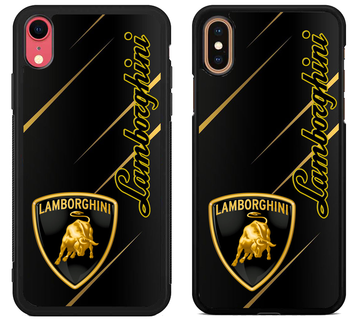 Lamborghini Black Metallic iPhone X | Xs | Xr | Xs Max Case