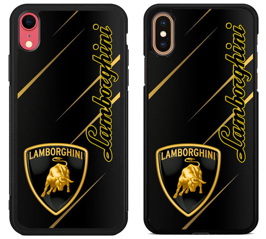 Lamborghini Black Metallic iPhone X | Xs | Xr | Xs Max Case