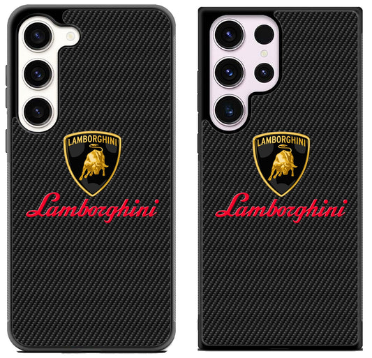 Lamborgini Black Carbon Samsung Galaxy S23 | S23+ | S23 Ultra Case