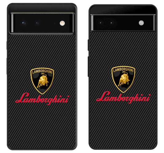 Lamborgini Black Carbon Google Pixel 6 | 6A | 6 Pro Case