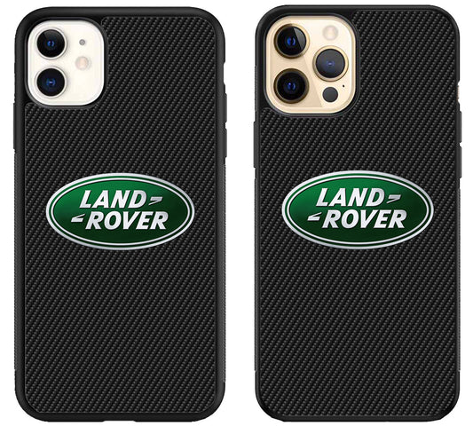 Land Rover Black Carbon iPhone 12 | 12 Mini | 12 Pro | 12 Pro Max Case