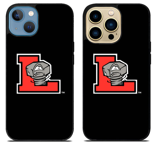 Lansing Lugnuts Logo Black iPhone 14 | 14 Plus | 14 Pro | 14 Pro Max Case