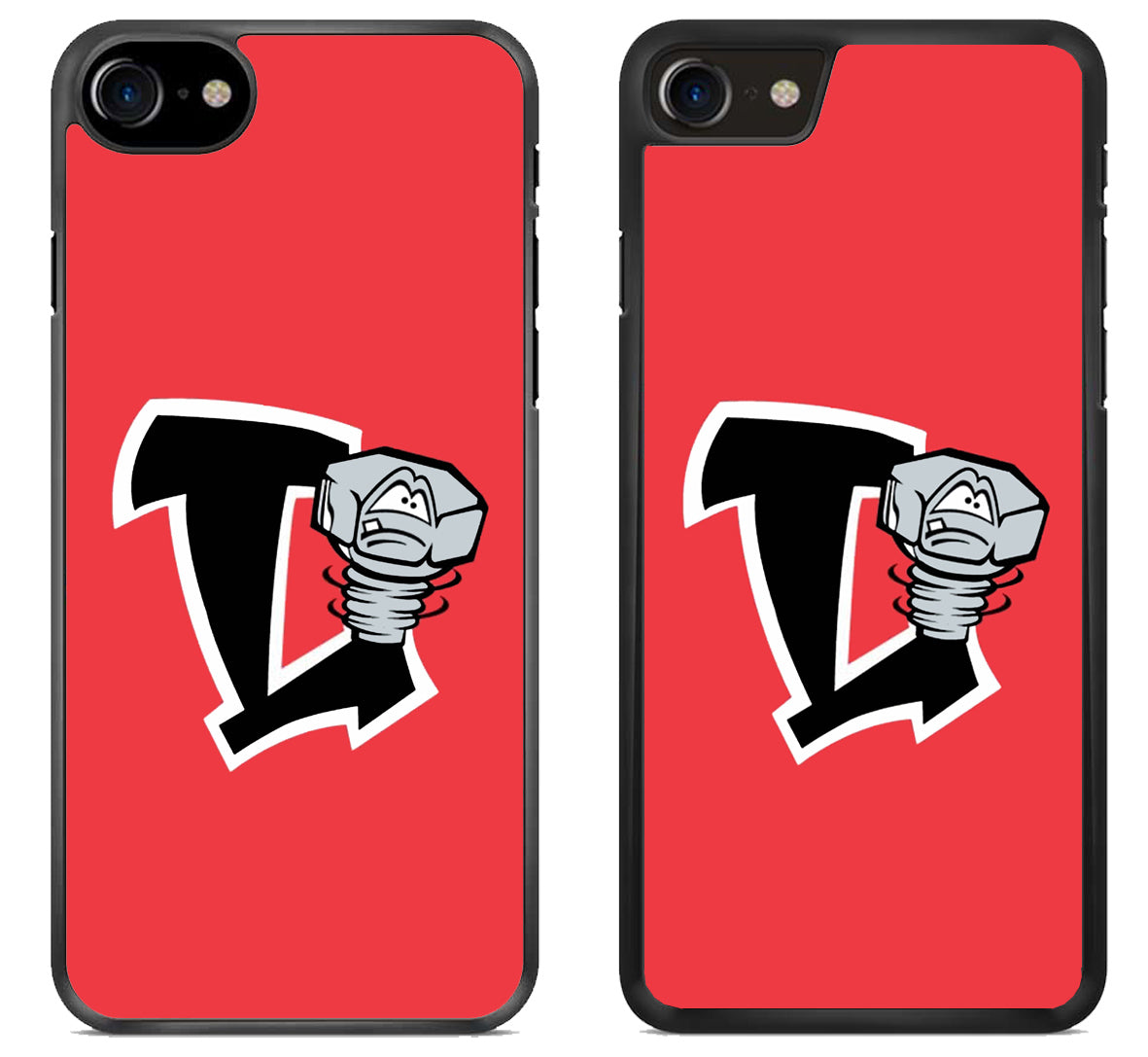 Lansing Lugnuts Logo Red iPhone SE 2020 | iPhone SE 2022 Case