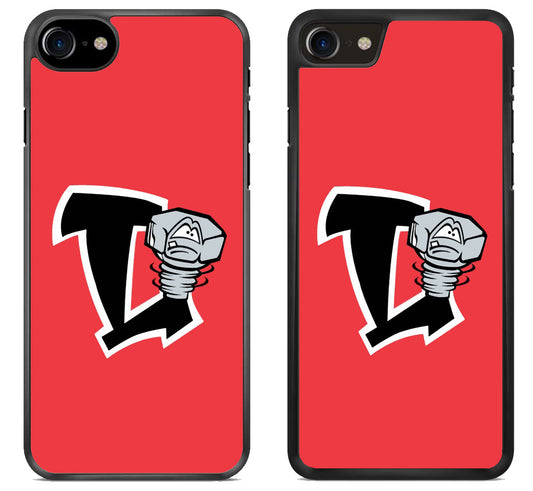 Lansing Lugnuts Logo Red iPhone SE 2020 | iPhone SE 2022 Case
