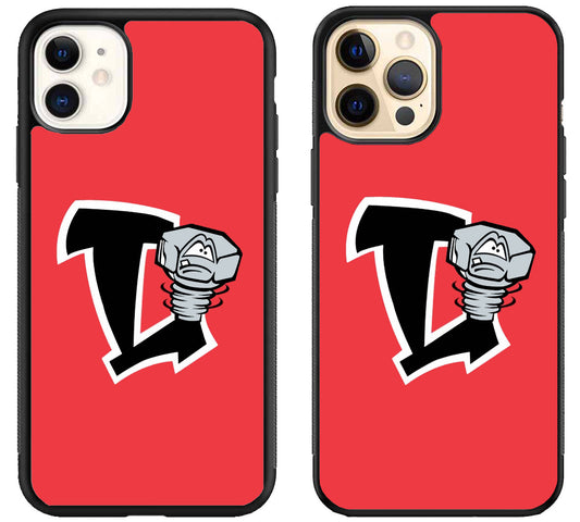 Lansing Lugnuts Logo Red iPhone 12 | 12 Mini | 12 Pro | 12 Pro Max Case