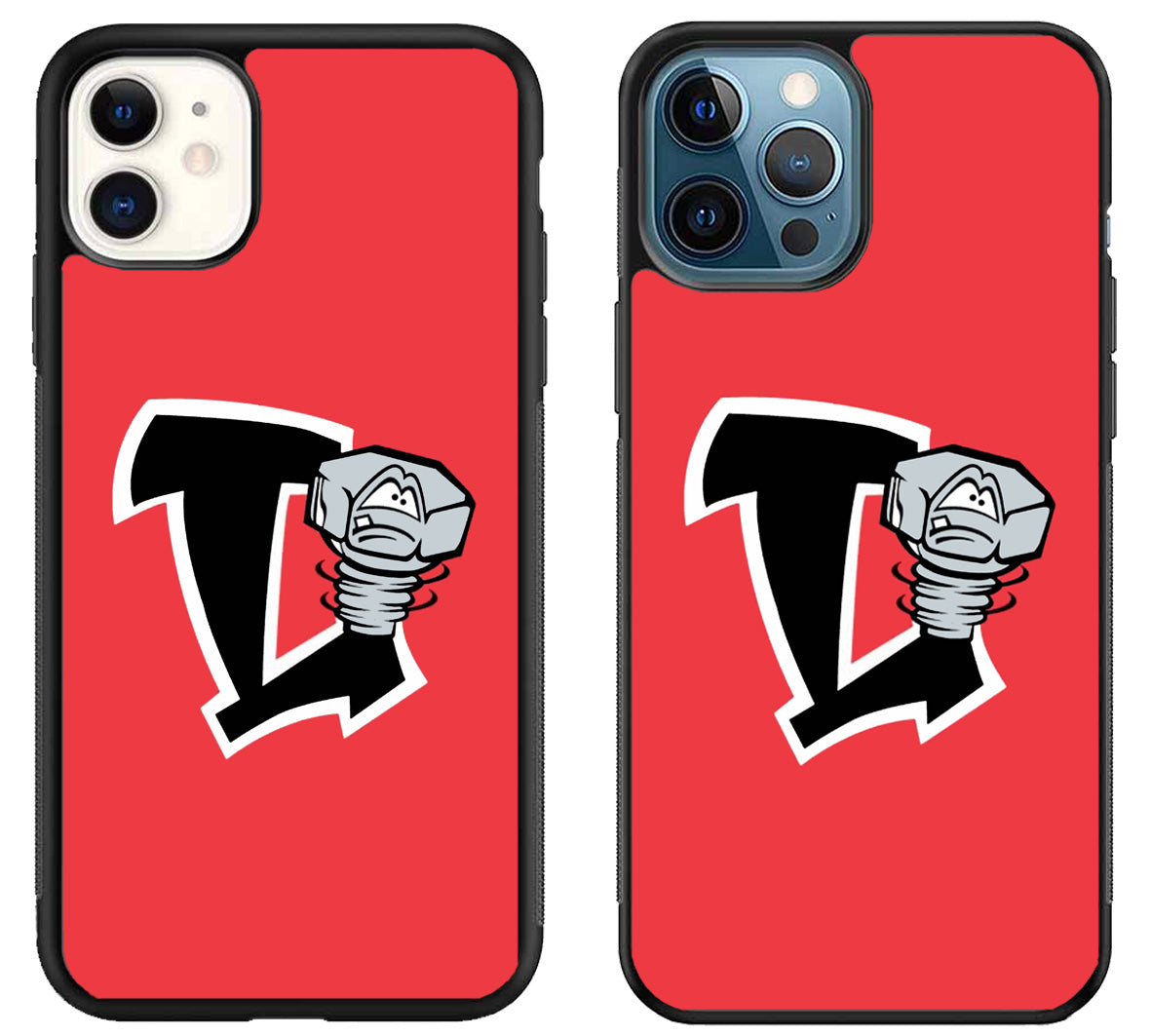 Lansing Lugnuts Logo Red iPhone 11 | 11 Pro | 11 Pro Max Case