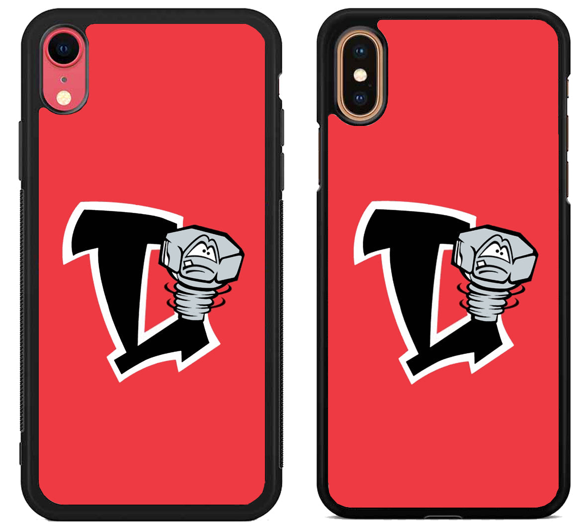 Lansing Lugnuts Logo Red iPhone X | Xs | Xr | Xs Max Case