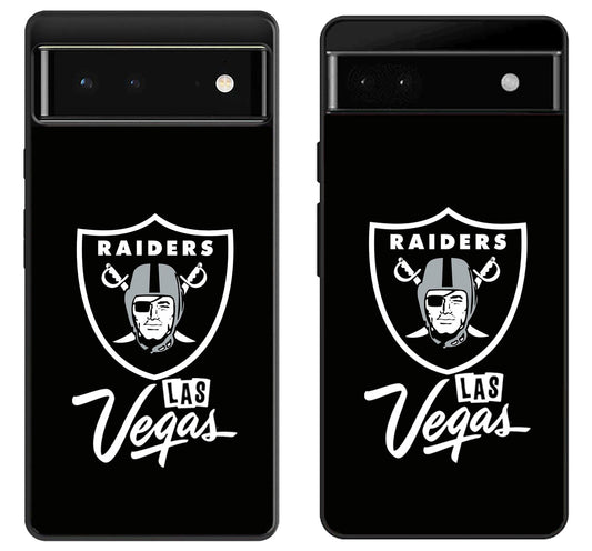 Las Vegas Raiders Black Google Pixel 6 | 6A | 6 Pro Case
